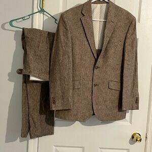Joseph Abboud Brown tweed suit